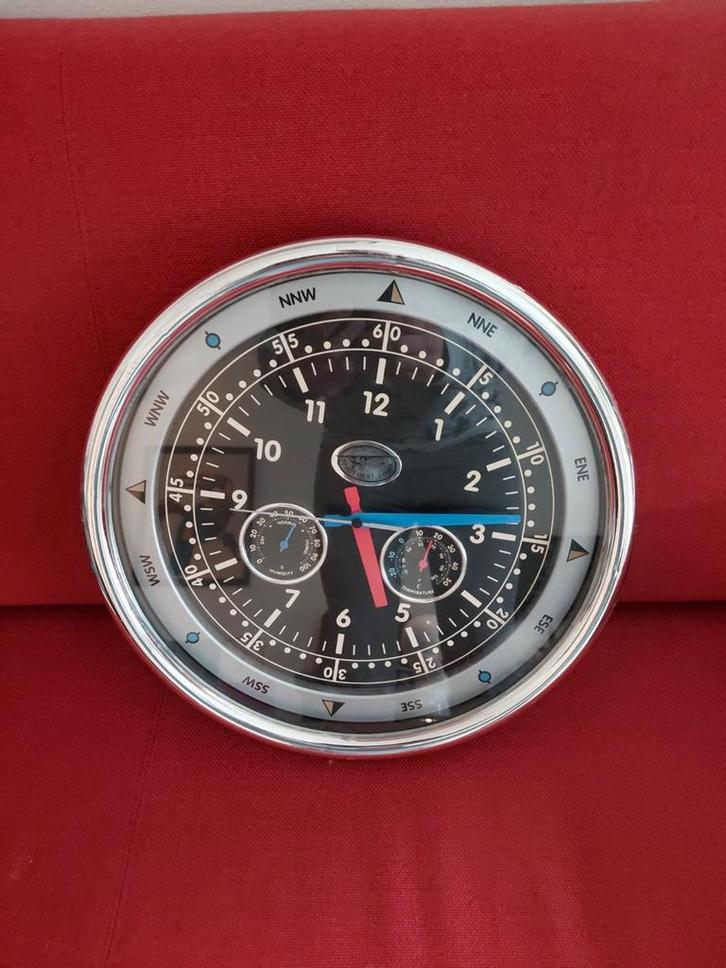 Vintage 90s wandklok horloge 38x38 cm, Huis en Inrichting, Woonaccessoires | Klokken, Gebruikt, Wandklok, Analoog, Ophalen