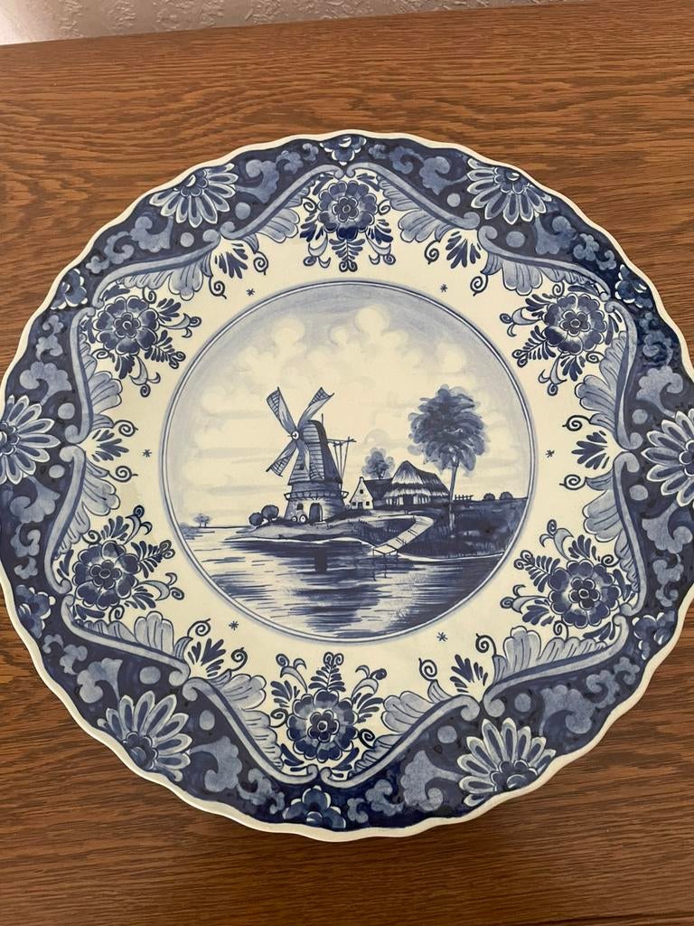 Delfts blauw 3 borden, Ophalen