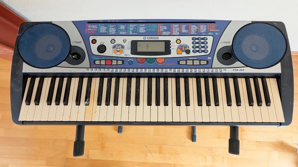 Yamaha keyboard Portatone PSR-260, Ophalen, 61 toetsen, Gebruikt, Midi-aansluiting
