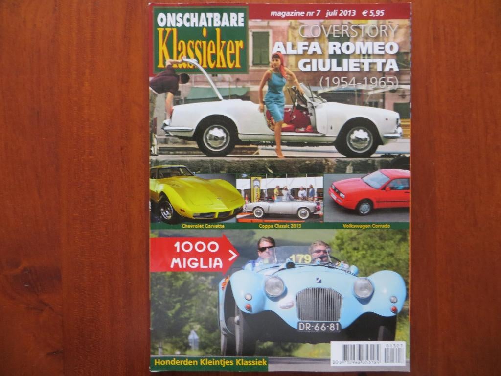 Onschatbare Klassieker 7 2013 Alfa Romeo Giulietta, Corvette, Ophalen of Verzenden, Nieuw, Alfa Romeo