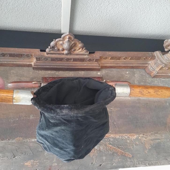 Collectebuidel collectezak kerk, Antiek en Kunst, Antiek | Religie, Ophalen of Verzenden