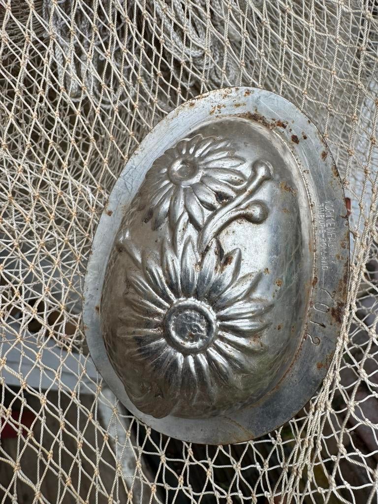 Vintage chocolademallen paaseieren pasen, Ophalen of Verzenden