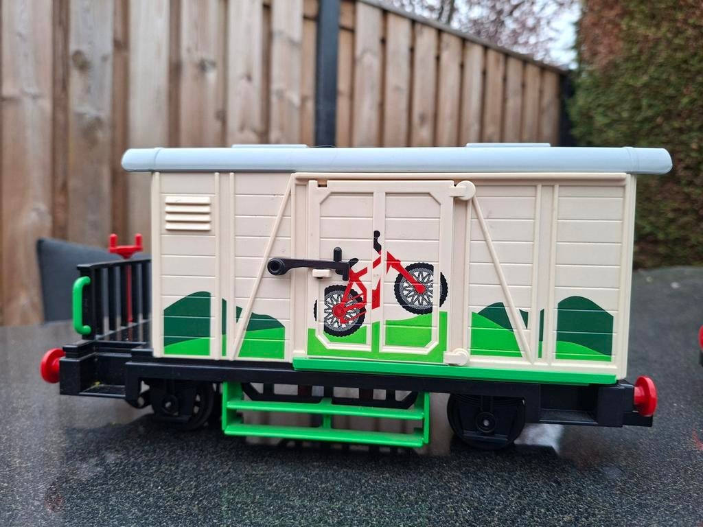 Zeer mooie playmobil wagon, fiets vervoer ook voor lgb, Ophalen of Verzenden, Zo goed als nieuw, Los playmobil