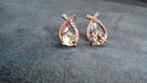Oorbellen knopjes, zilver-of goudkleurig met zirkonia, Sieraden, Tassen en Uiterlijk, Oorbellen, Overige materialen, Ophalen of Verzenden