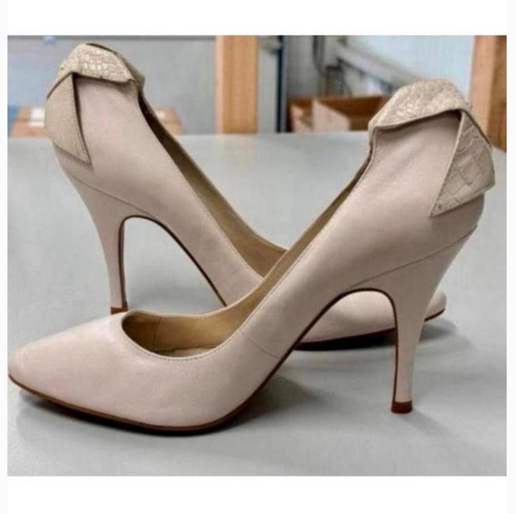 DUNE - Hoge hakken pumps high heels Maat 41 creme als nieuw, Pumps, Beige, Ophalen of Verzenden, Zo goed als nieuw