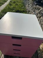 Ladekastje STUVA roze IKEA met 4 lades, Ophalen, Gebruikt, 3 of 4 laden, Minder dan 100 cm