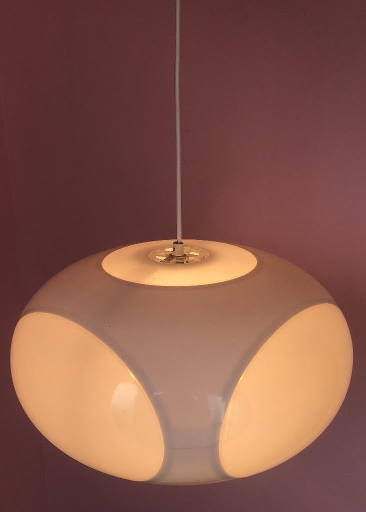 Space age "bug eye" lamp, vintage design, Ophalen of Verzenden, Zo goed als nieuw, Kunststof, Minder dan 50 cm