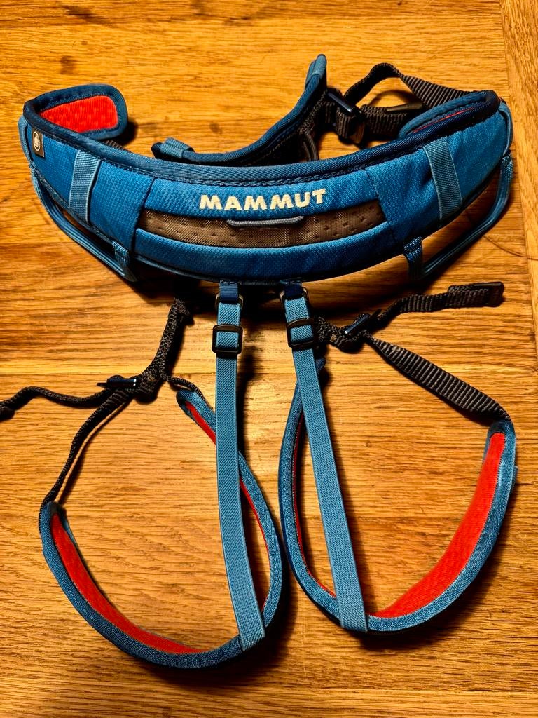 Zgan Mammut Ophir Kids klimgordel blauw one size, Ophalen of Verzenden, Nieuw, Klimsport-accessoire