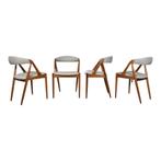 Kai Kristiansen Model 31 vintage deense eetkamerstoelen teak, Ophalen, Gebruikt, Scandinavisch, Wegner, Mid Century Danish, van teeffelen