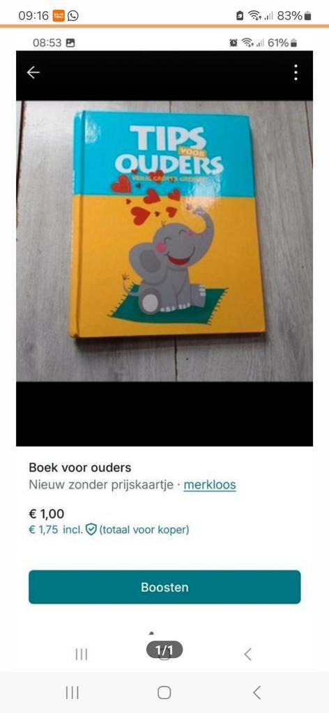 Boek tips voor ouders, Boeken, Advies, Hulp en Training, Ophalen of Verzenden, Zo goed als nieuw