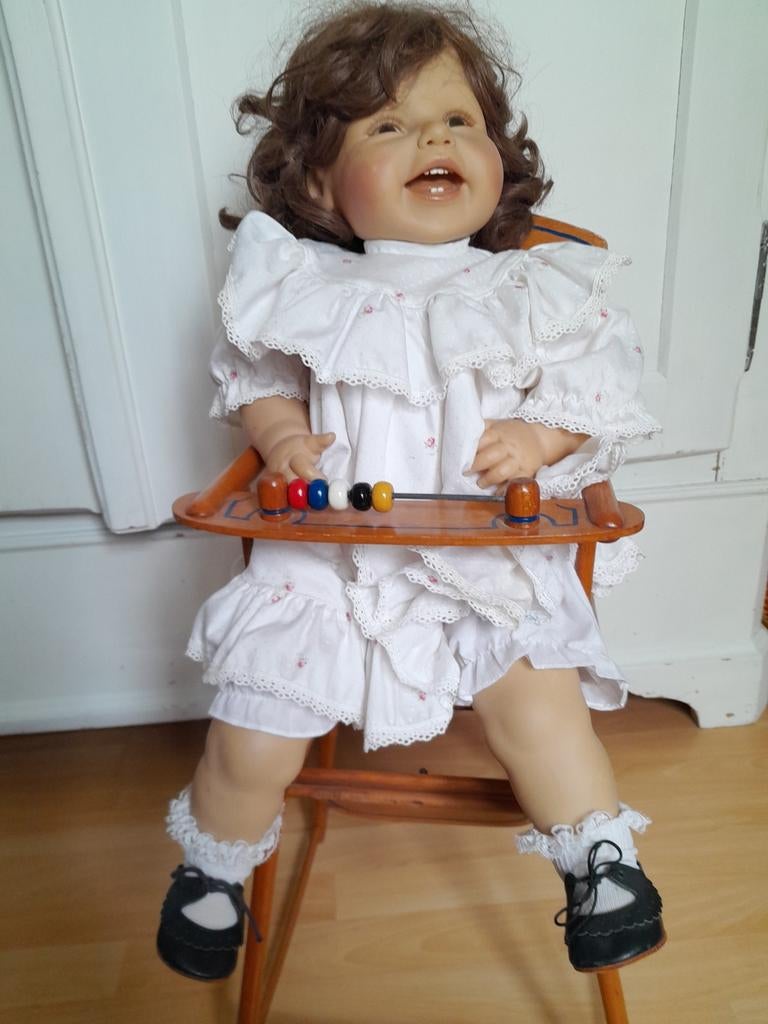 Zapf Creation Brigitte Leman pop, Verzamelen, Poppen, Ophalen, Zo goed als nieuw, Pop, Levensecht of Reborn