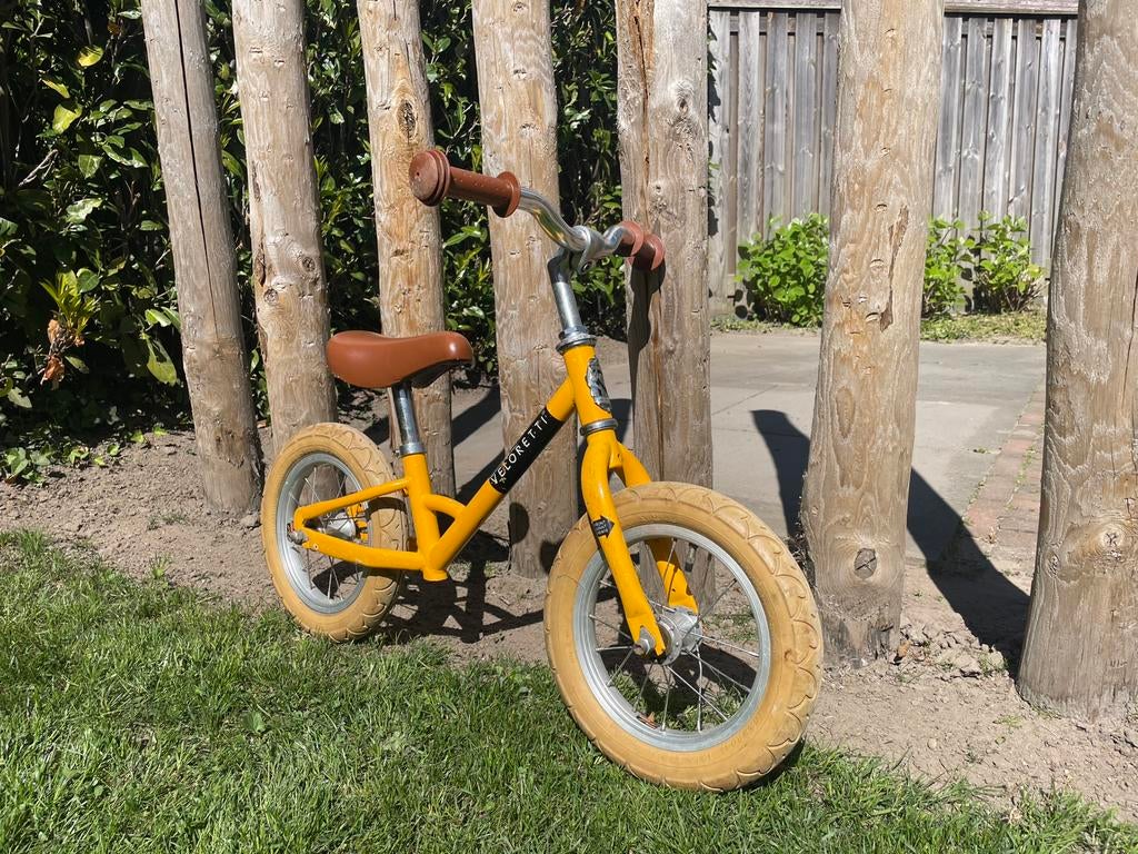 Veloretti Mini loopfiets 12 inch Geel, Ophalen, Gebruikt, Loopfiets