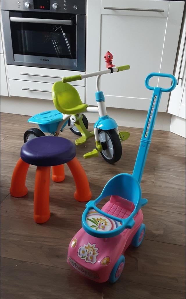Driewieler incl extra speelgoed, Fietsen en Brommers, Ophalen
