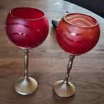 2 sierglazen, Antiek en Kunst, Antiek | Glas en Kristal, Ophalen of Verzenden