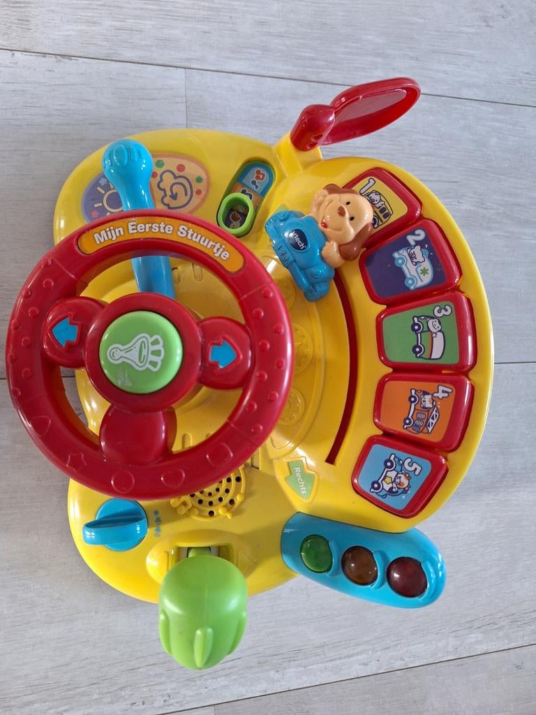 Vtech Autostuur licht en geluid, Kinderen en Baby's, Speelgoed | Vtech, Ophalen of Verzenden, Gebruikt, 6 maanden tot 2 jaar