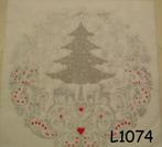 Servetten decoupage/bullet journal * kerstboom L1074, Verzenden, Nieuw, Materiaal