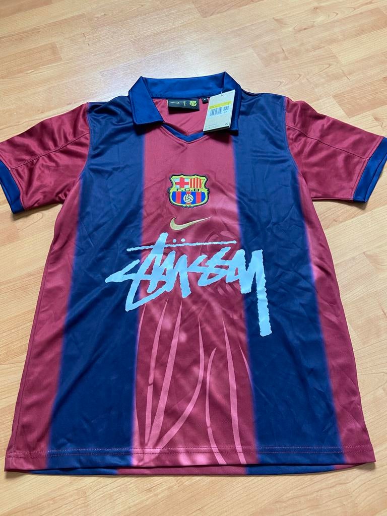 Barcelona Stüssy Cactus Jack shirt, Ophalen of Verzenden, Nieuw, Maat 46 (S) of kleiner, Rood