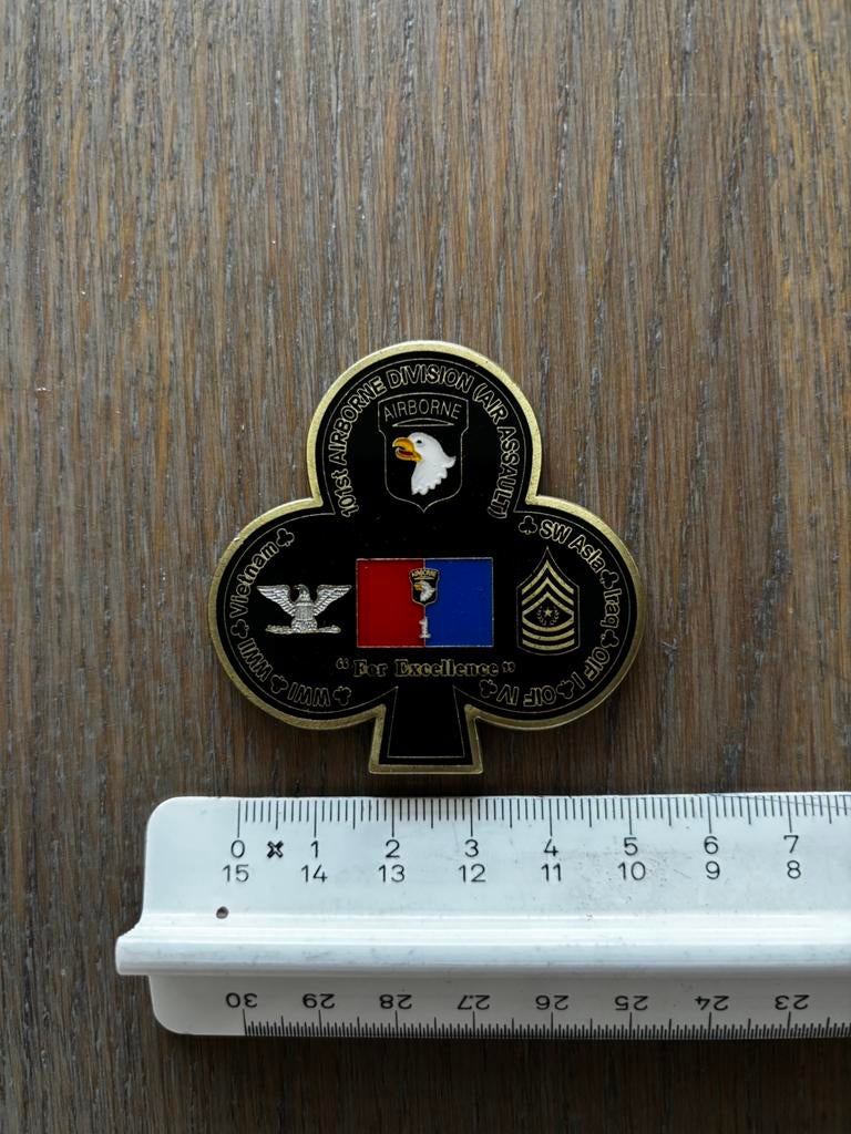 Coin, Ophalen of Verzenden, Landmacht, Amerika, Embleem of Badge