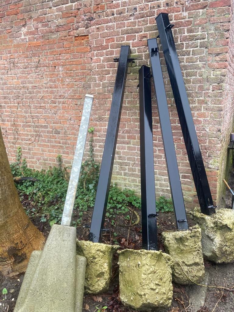 Hekwerk, Ophalen, Gebruikt, Minder dan 180 cm, Palen