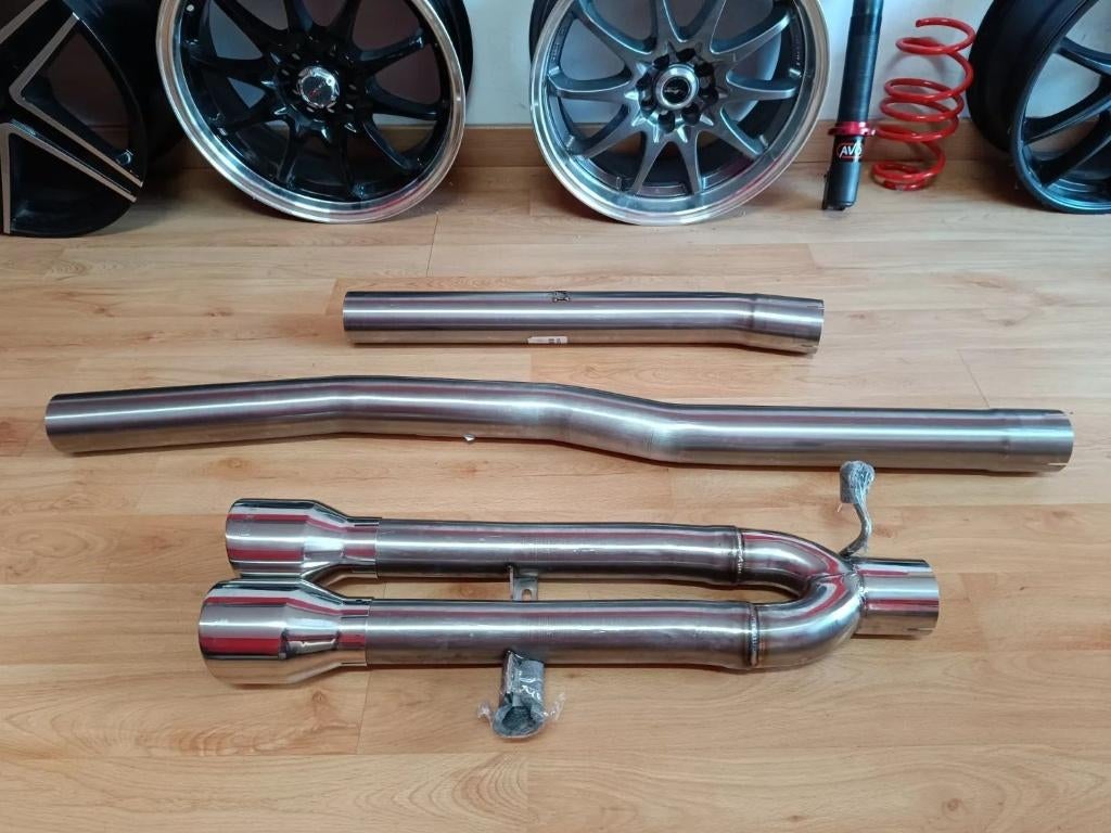 Cobrasport RVS catback uitlaatsysteem Mini Cooper S JCW F56, Auto diversen, Tuning en Styling, Ophalen of Verzenden