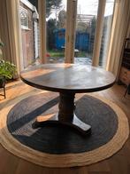 Massief Houten Stamtafel - Robuust en Sfeervol, Huis en Inrichting, Tafels | Eettafels, Ophalen, Gebruikt, 100 tot 150 cm, Rond