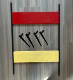 Vintage 60’s metalen wandrek, Gebruikt, Ophalen of Verzenden, Nvt, Nvt