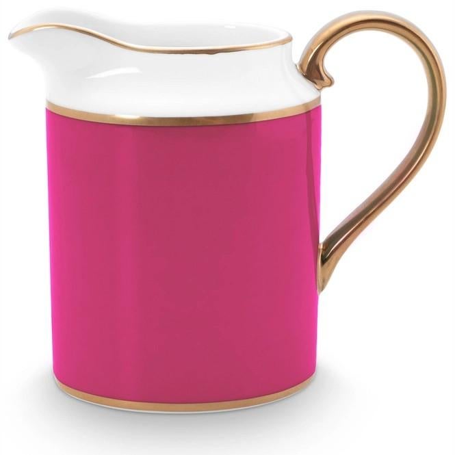 Pip Studio Chique Melkkan Gold-Pink 260 ml Porselein, Overige typen, Nieuw, Ophalen of Verzenden, Overige stijlen