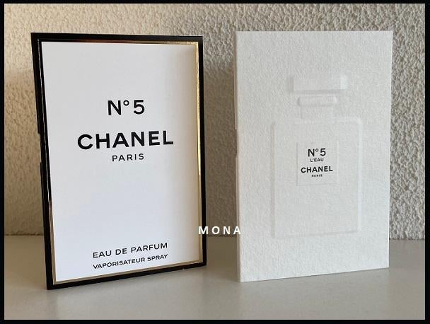 No.5 set 2 parfum samples proefjes testers monsters, Verzenden, Nieuw