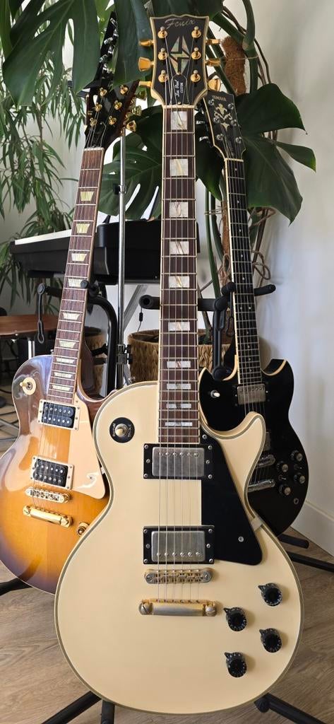 Fenix vintage LP-20 Les Paul Custom te ruil, Ophalen of Verzenden, Gebruikt, Solid body, Overige merken