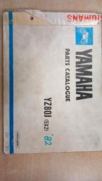 Yamaha YZ80J (5X2) '82 Onderdelen Catalogus, Ophalen of Verzenden