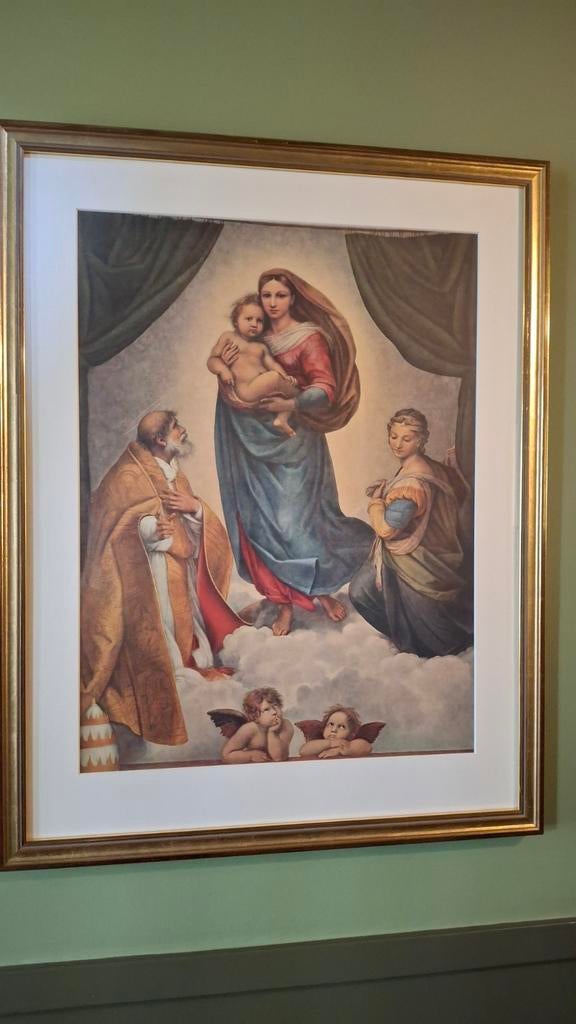 Sixtijnse Madonna, Verzamelen, Religie, Zo goed als nieuw, Ophalen of Verzenden