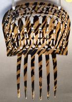 Vintage Celluloid Faux Tortoise Spaanse Flamenco Haarkam, Ophalen of Verzenden, Zo goed als nieuw, Haarspeld