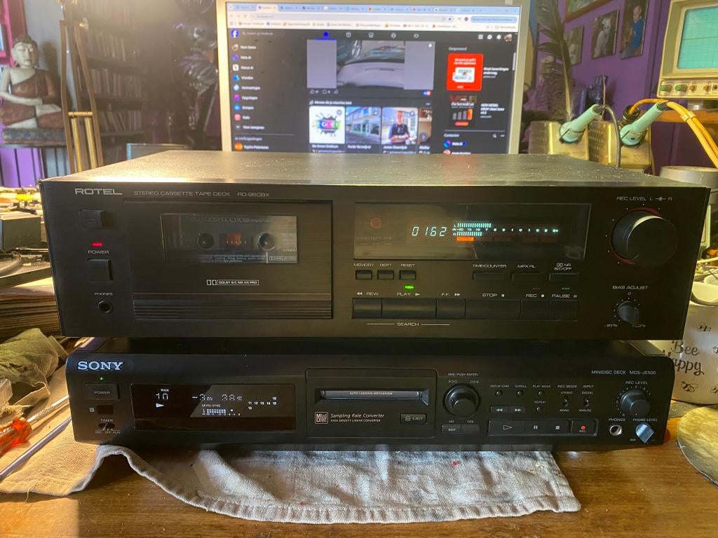 Rotel RD960BX cassettedeck, Overige merken, -, -, Enkel