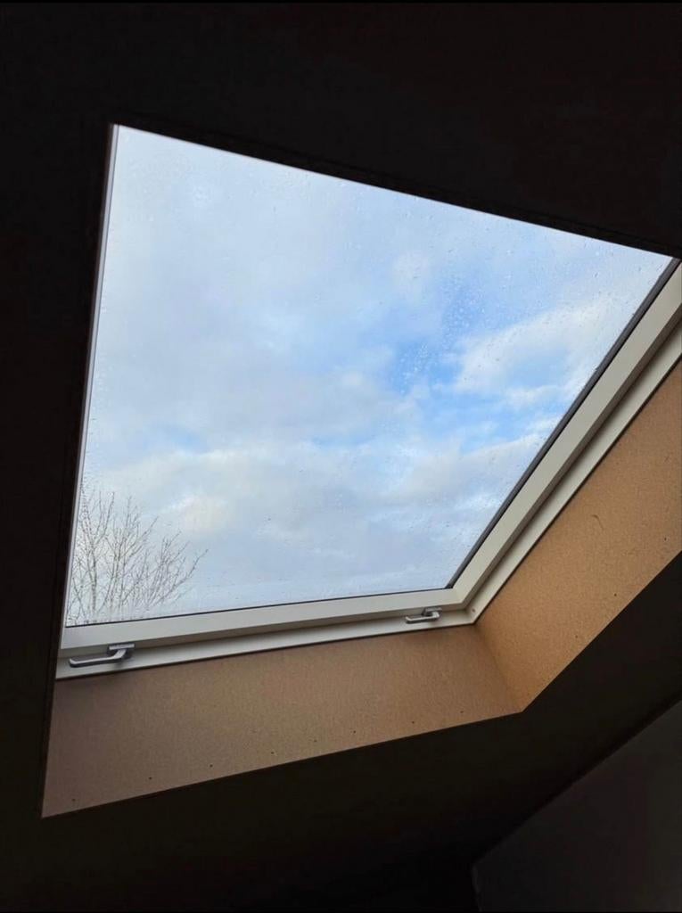Houten Fakro dakraam 134x140 cm HR++, Ophalen