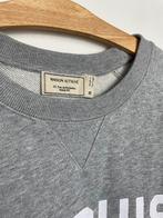 Maison Kitsuné grijze sweater met opdruk maat M, Maat 38/40 (M), Zo goed als nieuw, Maison Kitsuné, Grijs