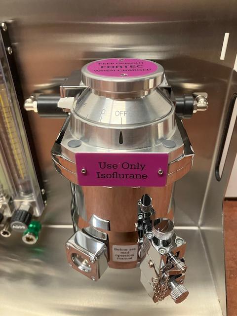 Anesthesietoestel met wandplaat veterinair isofluoraan, Niet ingevuld, Niet ingevuld, Nieuw, Ophalen of Verzenden