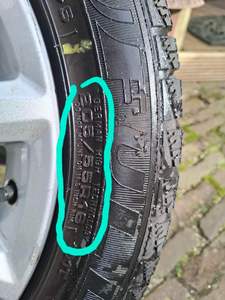 Opel Astra H winterbanden op lichtmetalen velgen 5x110, Gebruikt, 16 inch, Banden en Velgen, Personenwagen