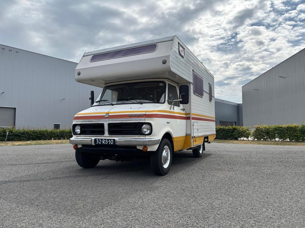 Bedford CF250 Camper 4 pers, oldtimer, LPG, WB + APK vrij, Overige merken, Standaard zit, Alkoof, Handgeschakeld