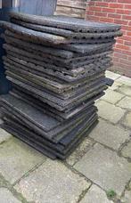 Rubberen tegels 50x50, Tuin en Terras, Tegels en Klinkers, Ophalen, Zo goed als nieuw, Rubber, Overige typen