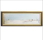 Het Hollandse  sneeuwlandschap., Antiek en Kunst, Ophalen of Verzenden