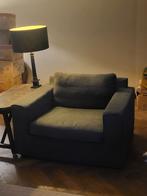 Antraciet love seat, Huis en Inrichting, Banken | Sofa's en Chaises Longues, Ophalen, Eenpersoons, 75 tot 100 cm, Zo goed als nieuw