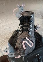 Vilten schoen met 3 muisjes, Ophalen of Verzenden, Katoen, 30 tot 200 cm, 120 cm of meer