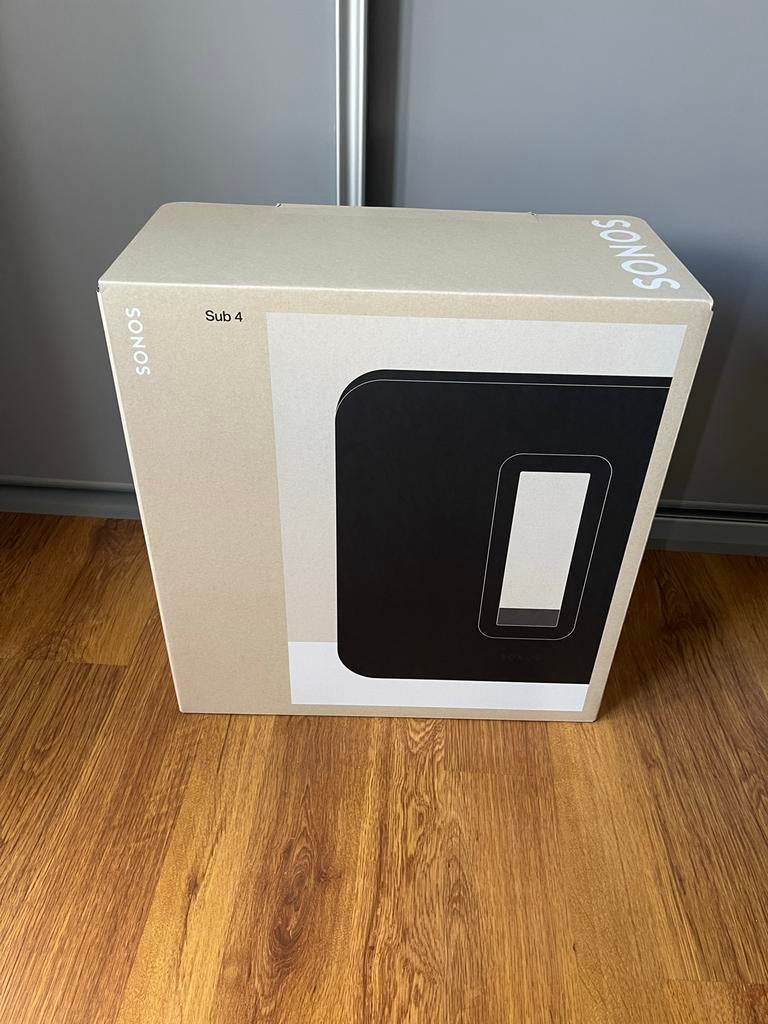 Nieuwe Sonos Sub (Gen 4) Zwart - Ongeopend, Subwoofer, Nieuw, Ophalen of Verzenden, Sonos