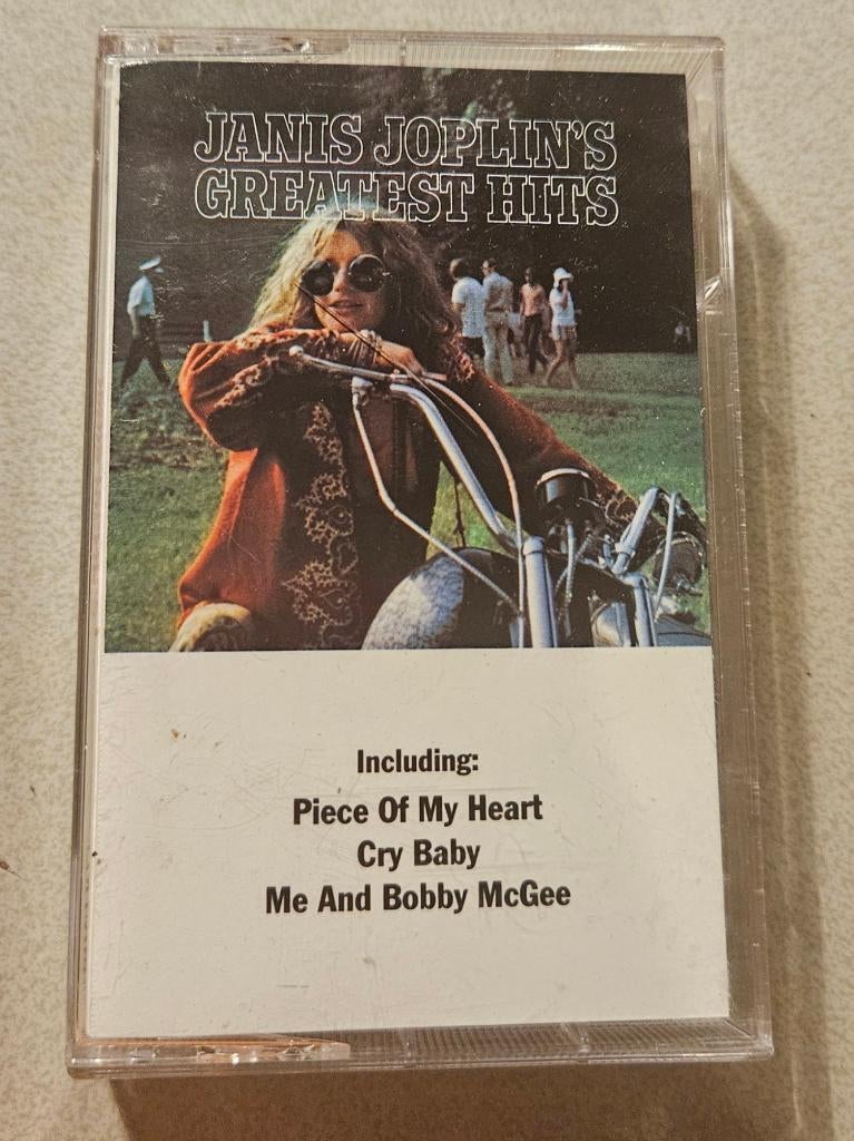 Janis joplin's - greatest hits - Cassette, Cd's en Dvd's, Cassettebandjes, Gebruikt, Origineel, Rock en Metal, 1 bandje, Verzenden