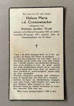Bidprentje Helena Maria v.d. Crommenacker 1957 De Mortel, Ophalen of Verzenden, Bidprentje