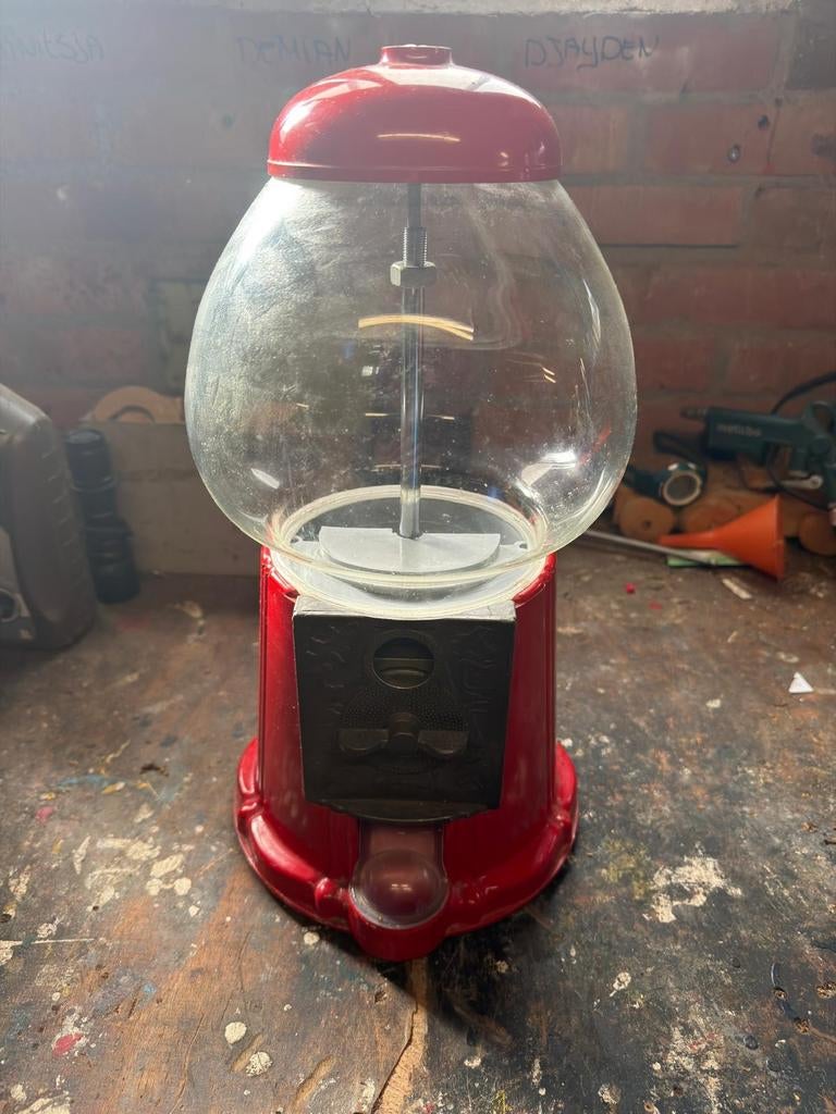 Vintage Kauwgomballen Automaat, Ophalen, Gebruikt