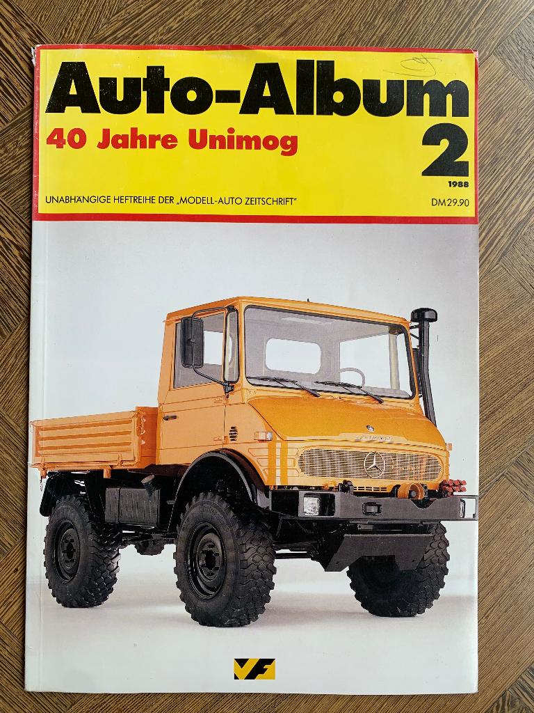 Magazine 40 Jahre Unimog Auto-Album 1988, Algemeen, Ophalen of Verzenden, Zo goed als nieuw, Mercedes-Benz