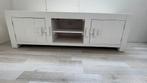 Televisie meubel steigerhout wit, Ophalen, Gebruikt, 150 tot 200 cm, Minder dan 100 cm