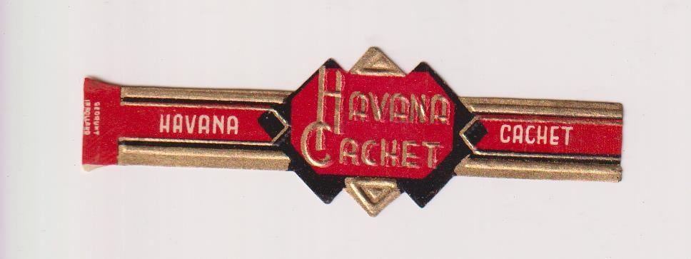 sigarenbanden - HAVANA CACHET, Ophalen of Verzenden, Zo goed als nieuw, Sigarenbandjes