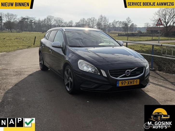 Nette en Goed onderhouden Volvo V60 1.6 T3 R-Design Nap Apk, Auto's, Volvo, Bedrijf, Te koop, V60, ABS, Airbags, Airconditioning